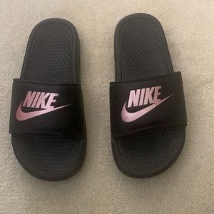 Girl’s Size 7 Pink Nike Slides